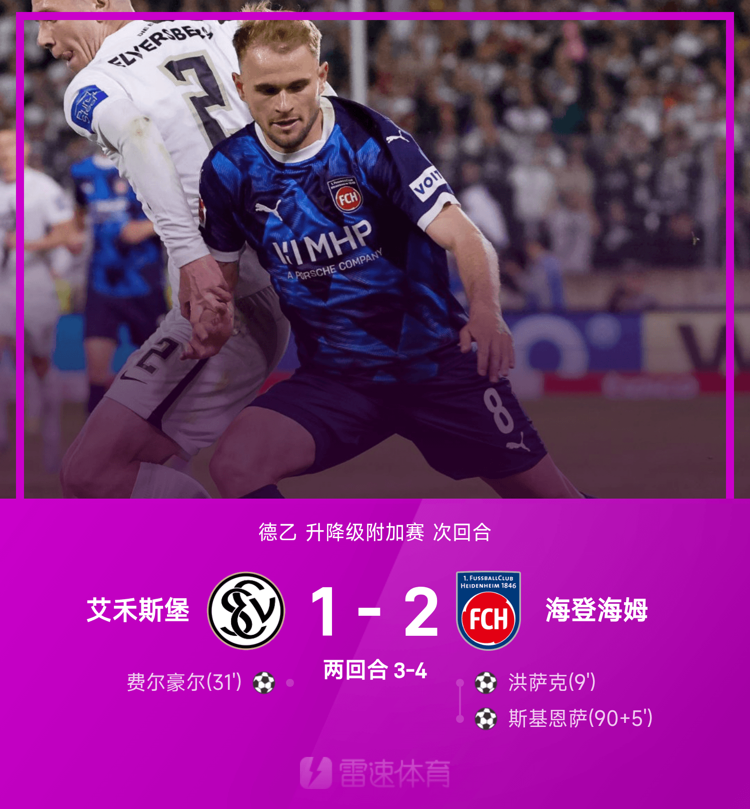 💡早报：海登海姆保级成功，利雅得胜利惨遭绝杀